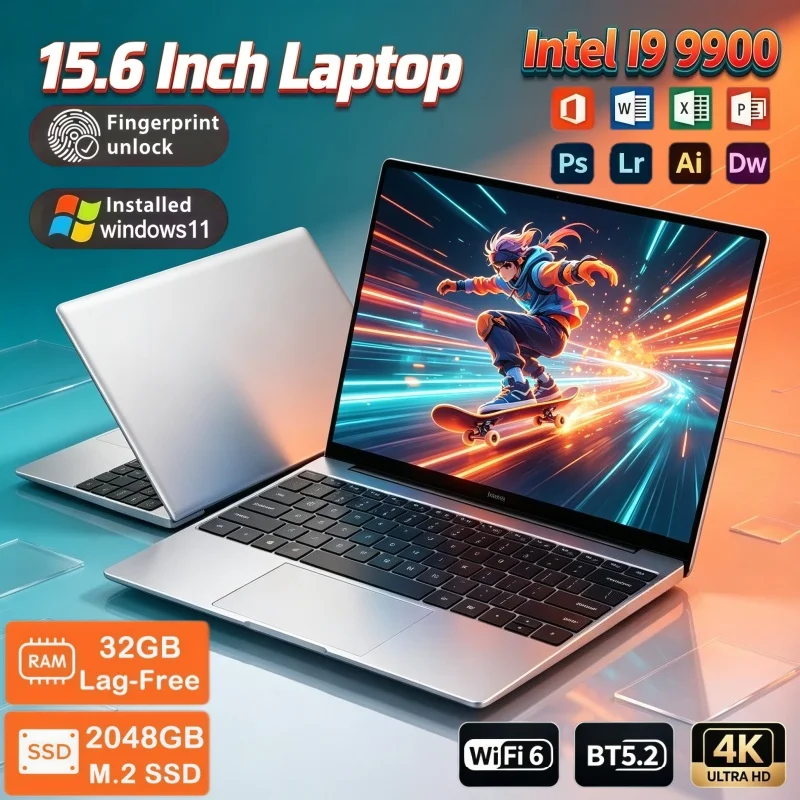 Pc Gaming Online - لابتوب بشاشة كبيرة 15.6 بوصة يعمل