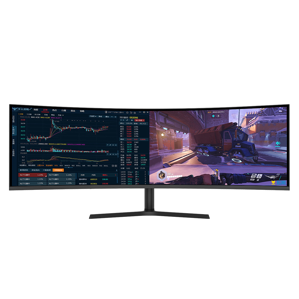 Pc Gaming Ultra - شاشة كمبيوتر للألعاب بحجم 49 بوصة،
