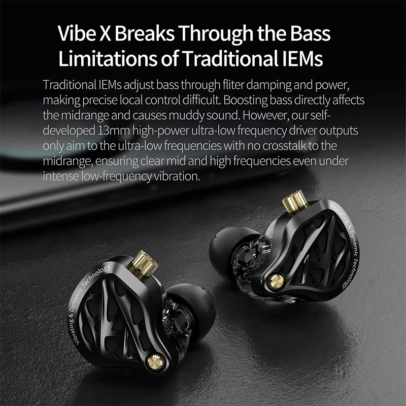 Gaming Headset - سماعات أذن KZ Vibe X مع
