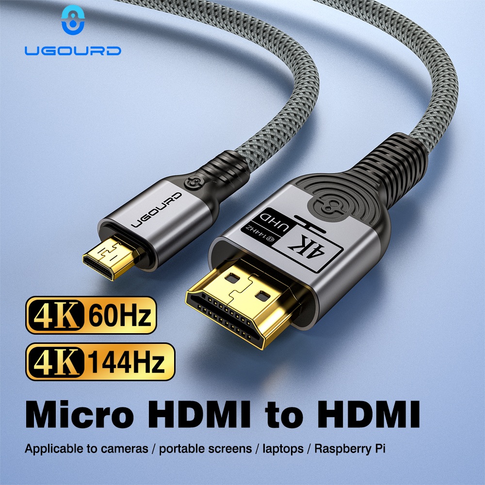 High Refresh Monitor - كابل UGOURD من النايلون المجدول من