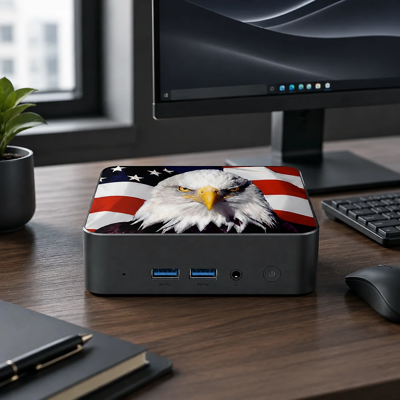 كمبيوتر مكتبي صغير نحيف بتصميم - مراجعة Pc Gaming Intel وسعره