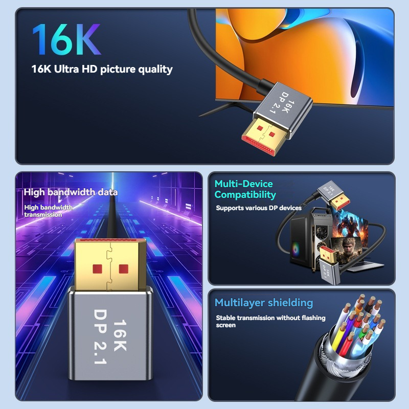 كابل DP2.1 مرن من السيليكون لل - مراجعة High Refresh Monitor وسعره