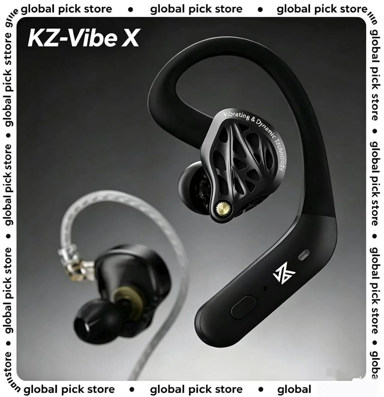 سماعات أذن KZ Vibe X مع اهتزاز - مراجعة Gaming Headset وسعره
