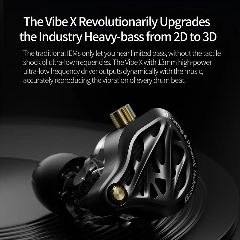 سماعات أذن KZ Vibe X مع اهتزاز - مراجعة Gaming Headset وسعره