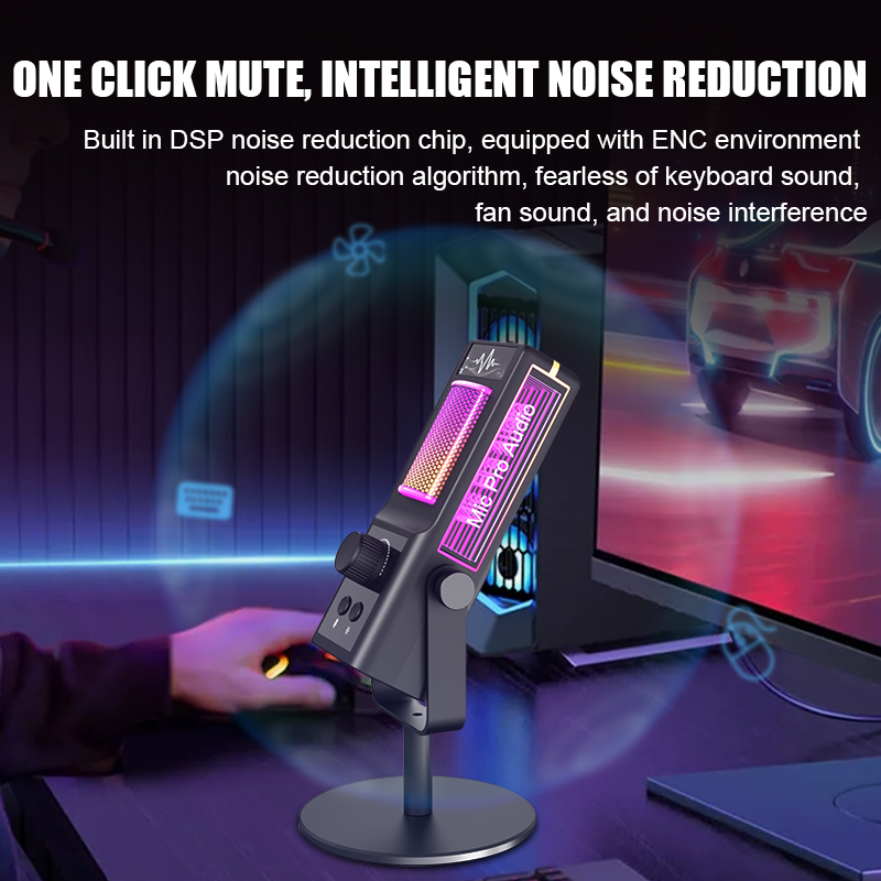 ميكروفون مكثف RGB للبودكاست وأ - مراجعة Pc Gaming Online وسعره