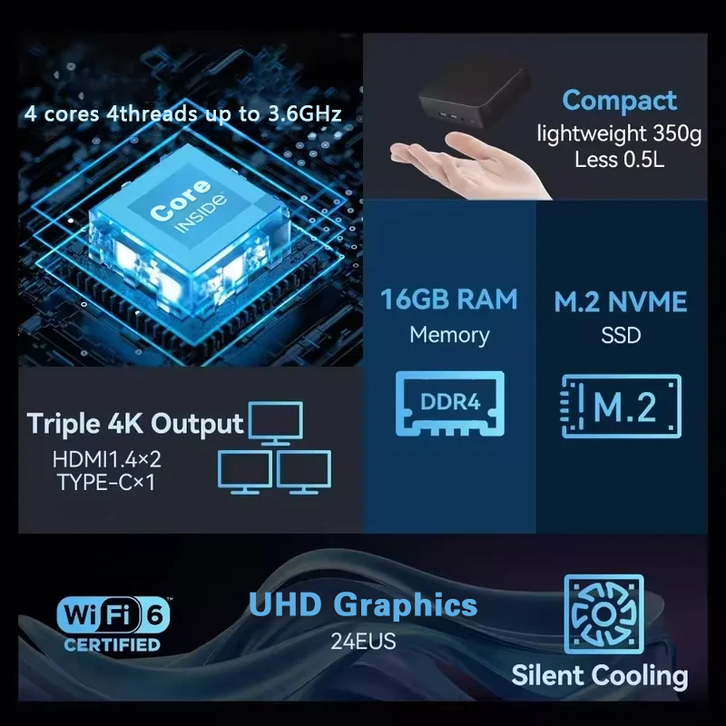 كمبيوتر مصغر 2026 بمعالج إنتل  - مراجعة Pc Gaming Second وسعره