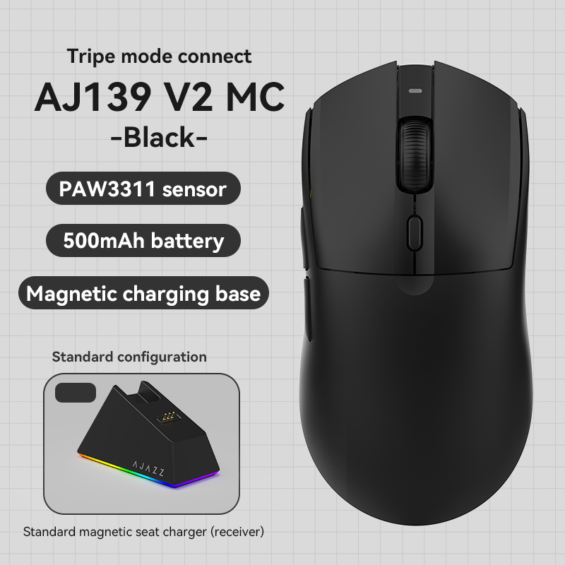 ماوس AJAZZ AJ139 V2 MC لاسلكي  - مراجعة Pc Gaming Ultra وسعره